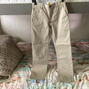 Mini Boden boys khaki /uniform pants 10